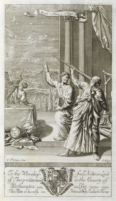 Greek Astronomer Studying the Stars, illustration from Book 1 Part 5 Chapter 17 of 